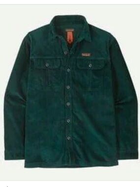 Patagonia Green Corduroy Farrier Shirt Jacket